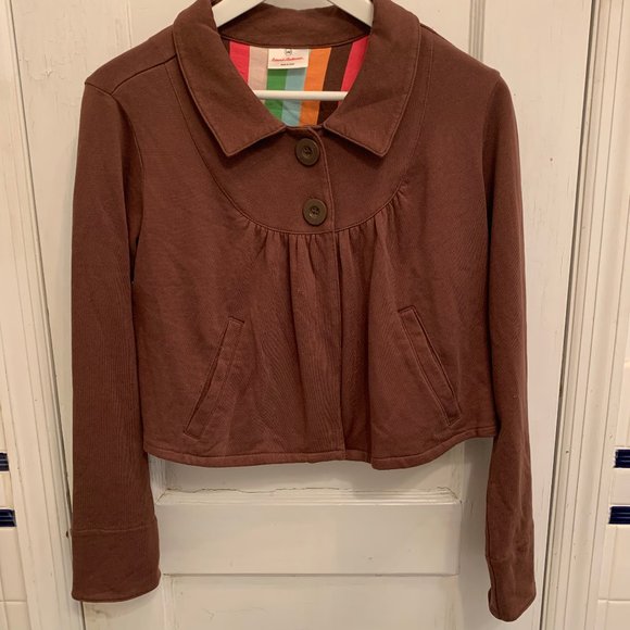 Hanna Andersson Brown Cropped Jacket - Picture 3 of 7